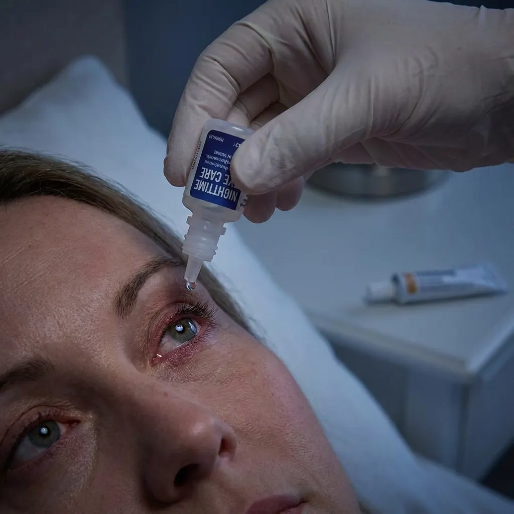 Ночные глазные мази