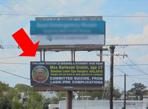 Билборд Макса Кронина