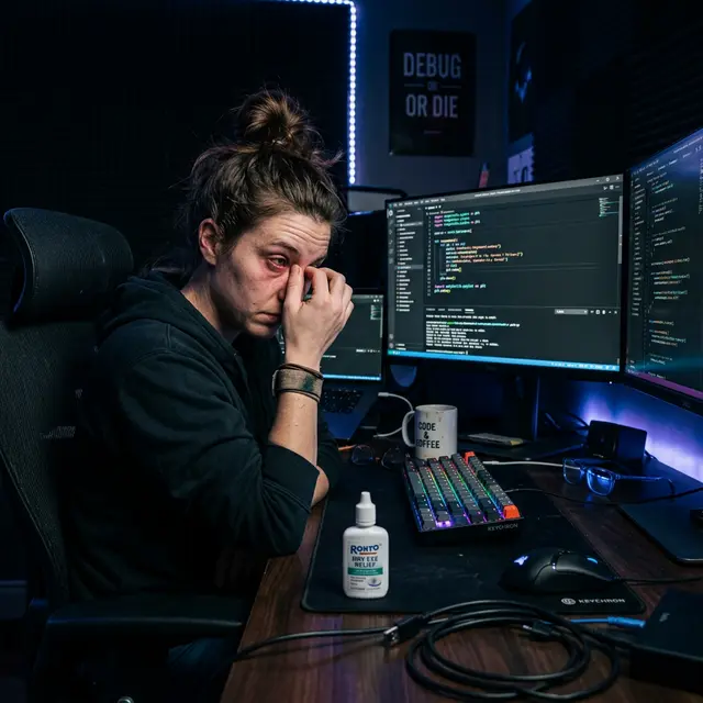 Программист после операции: борьба с сухостью