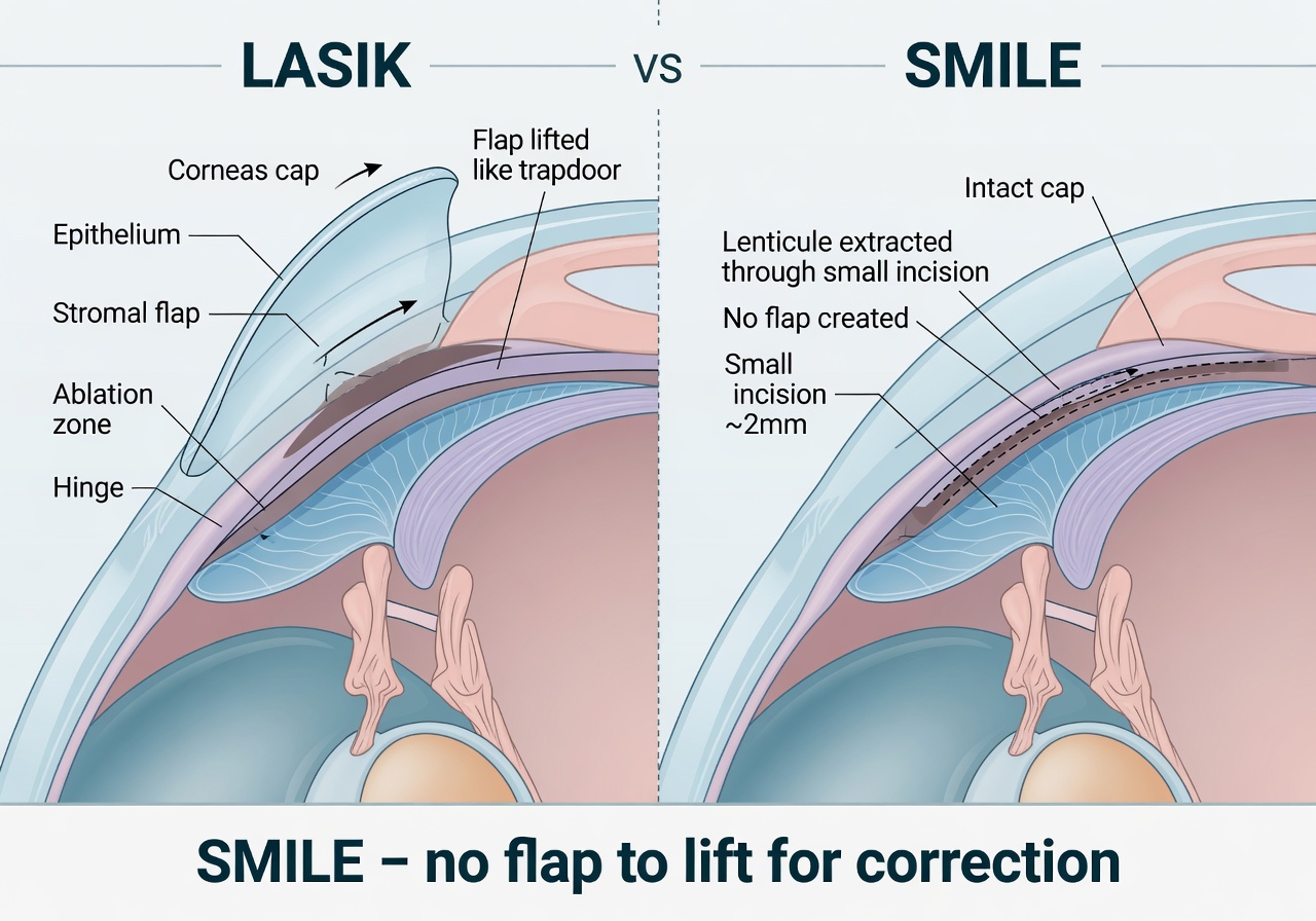 Почему после SMILE (смайл) не делают докоррекцию?